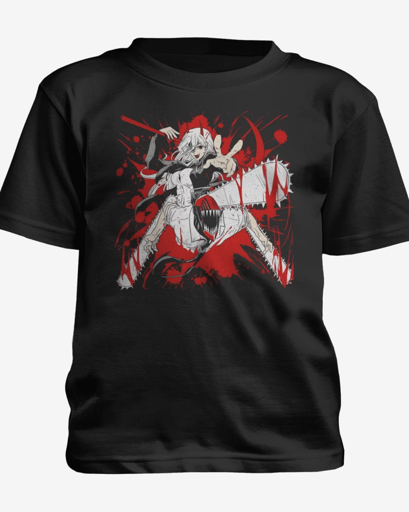 Polera de niño Negro de Powersaw