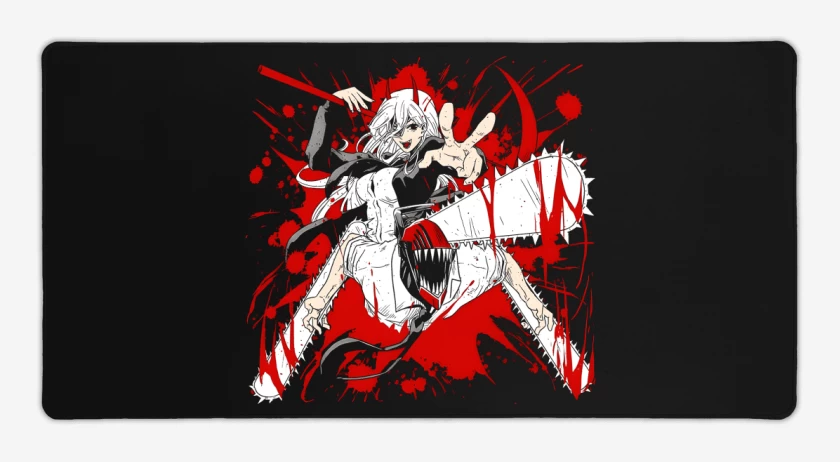 Mouse pad Gamer Negro de Powersaw