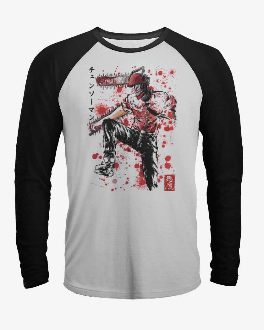Polera Raglan Denji Saw