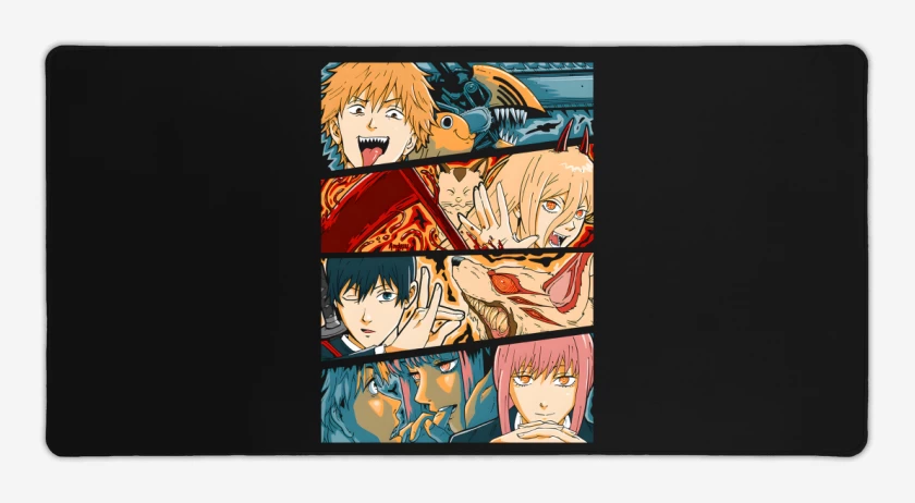 Mouse pad Gamer Negro de Hunters