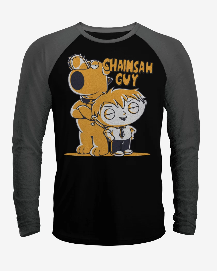 Polera Raglan Chainsaw Guy