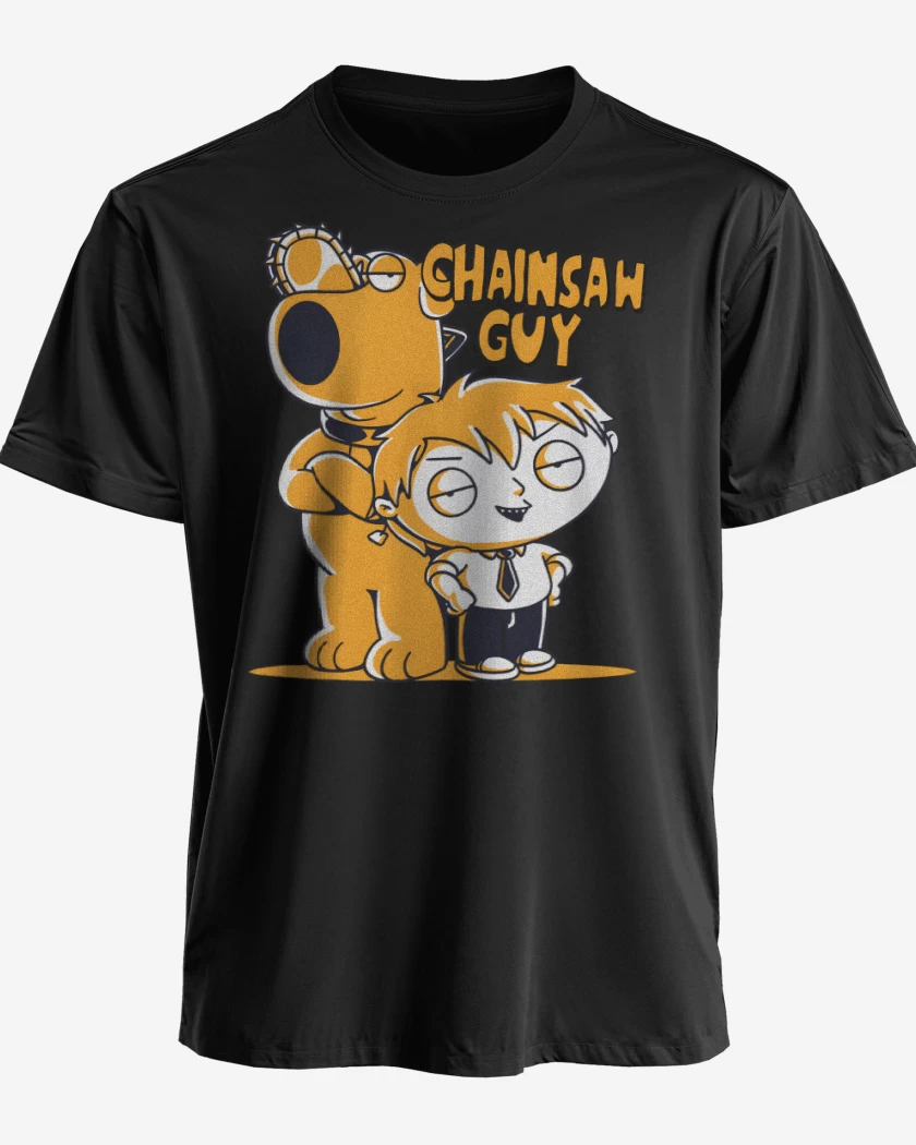 Polera premium Negro de Chainsaw Guy