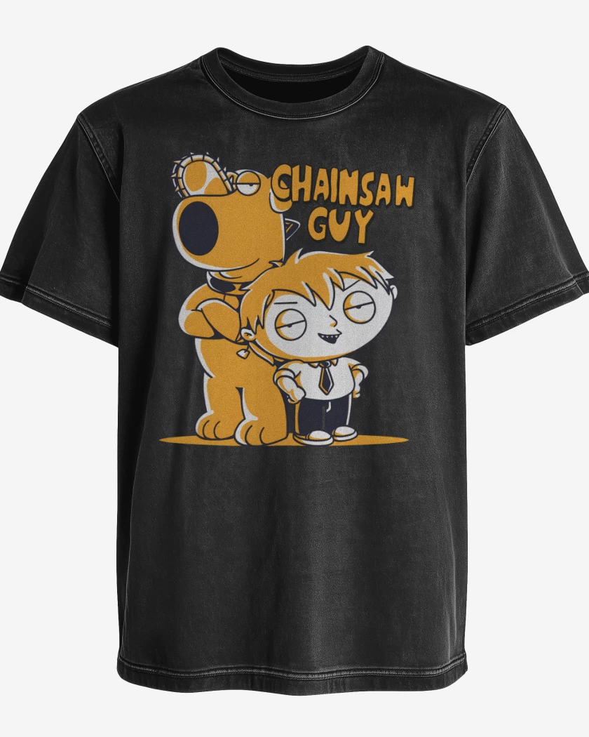 Polera desgastada Chainsaw Guy