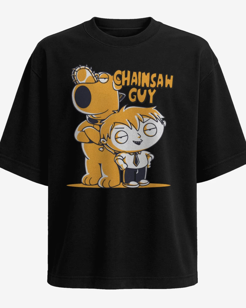 Polera Oversize Chainsaw Guy