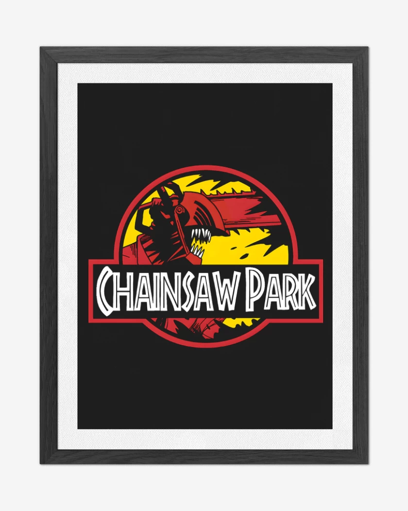 Cuadro decorativo Negro de Chainsaw Park