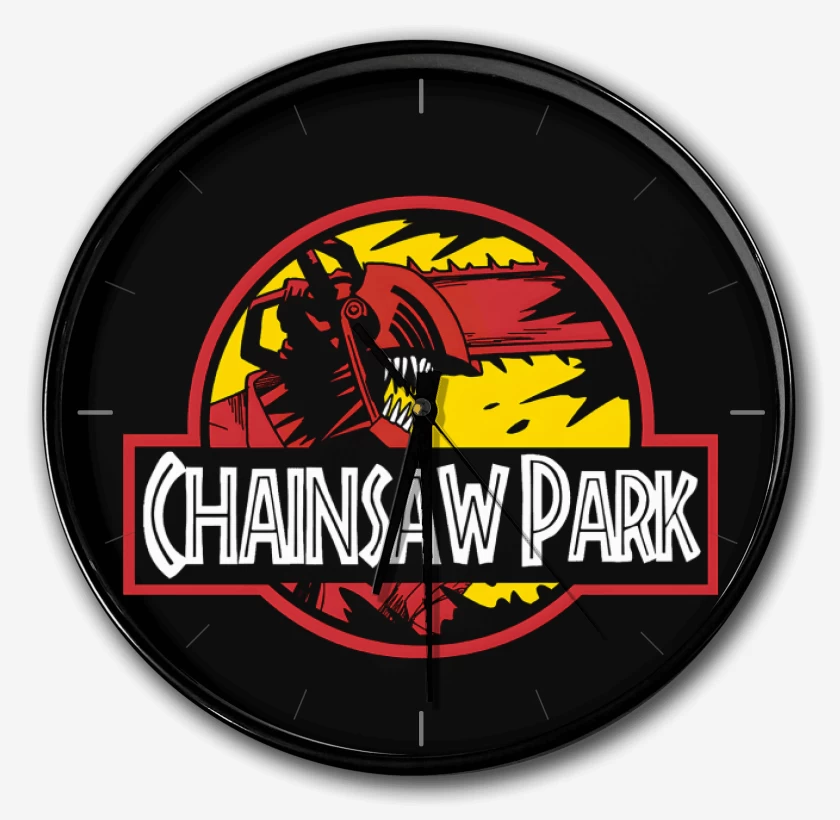 Reloj Negro de Chainsaw Park