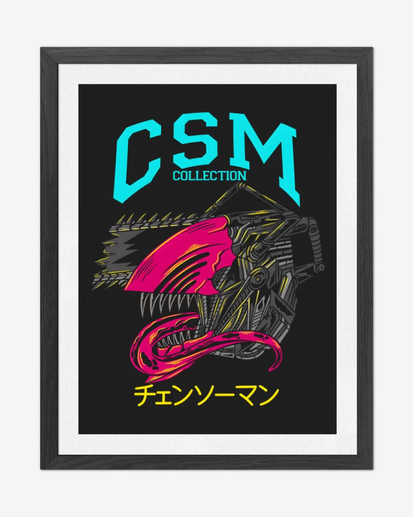 Cuadro decorativo Negro de CSM Collection
