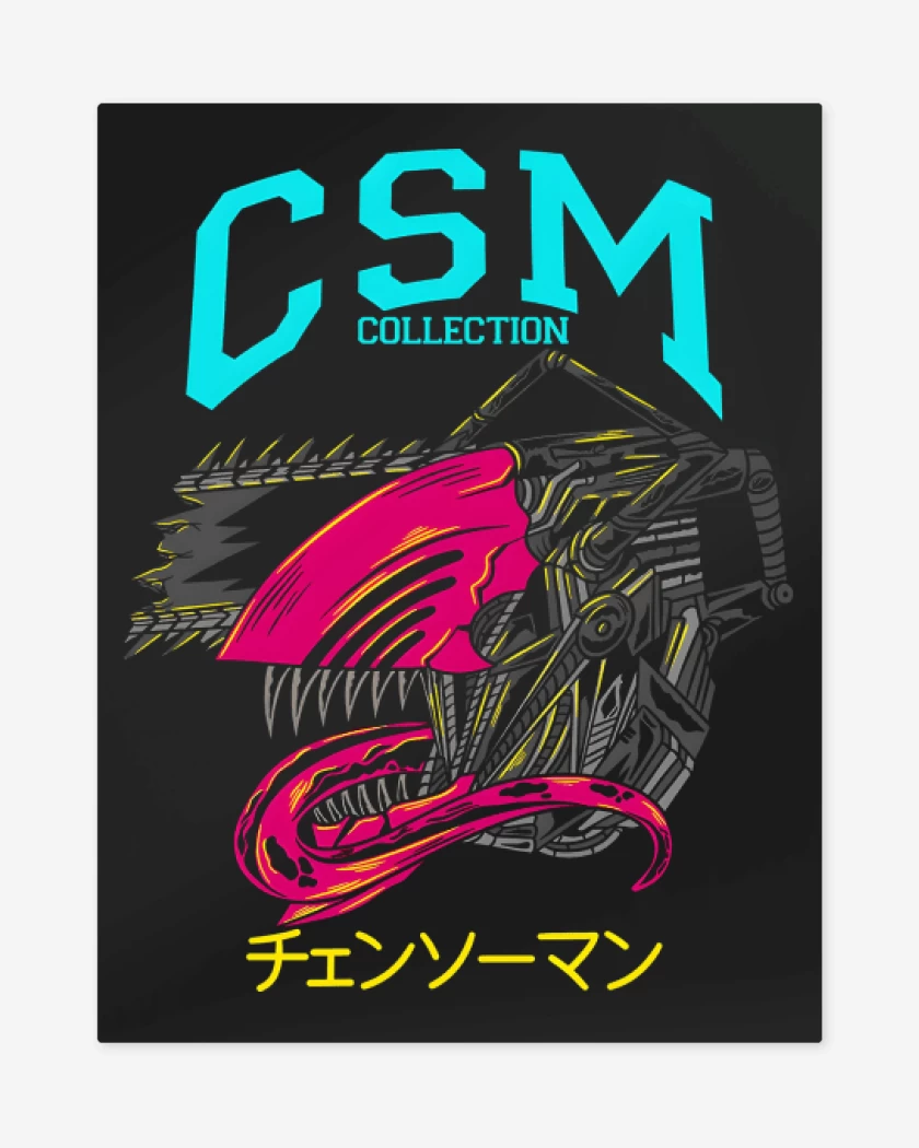 Print metalico Negro de CSM Collection