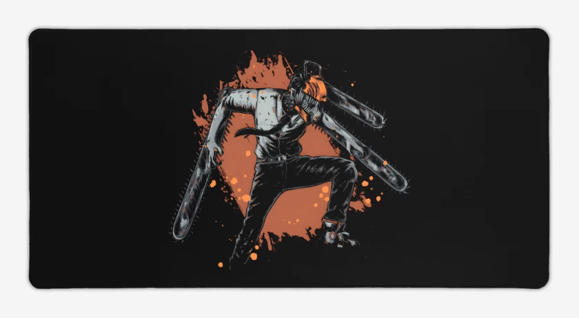 Mouse pad Gamer Negro de Denji Sierra 