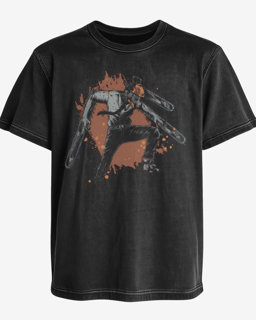 Polera desgastada Denji Sierra 