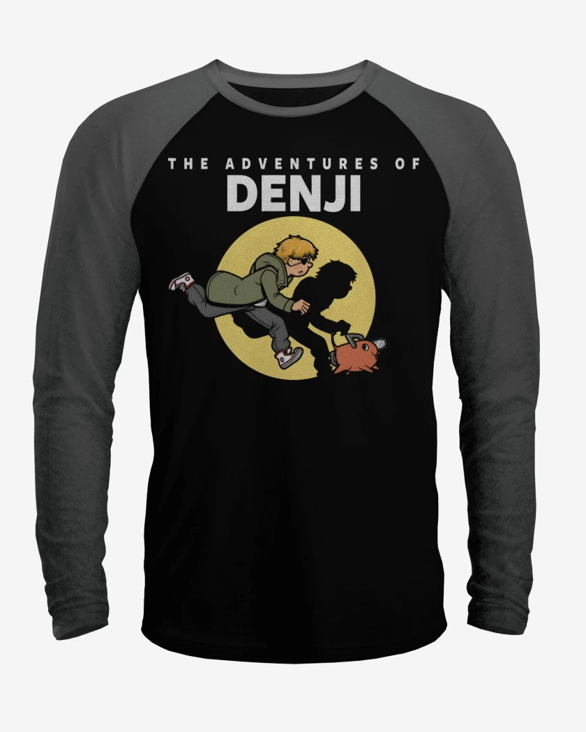 Polera Raglan Las Aventuras de Denji
