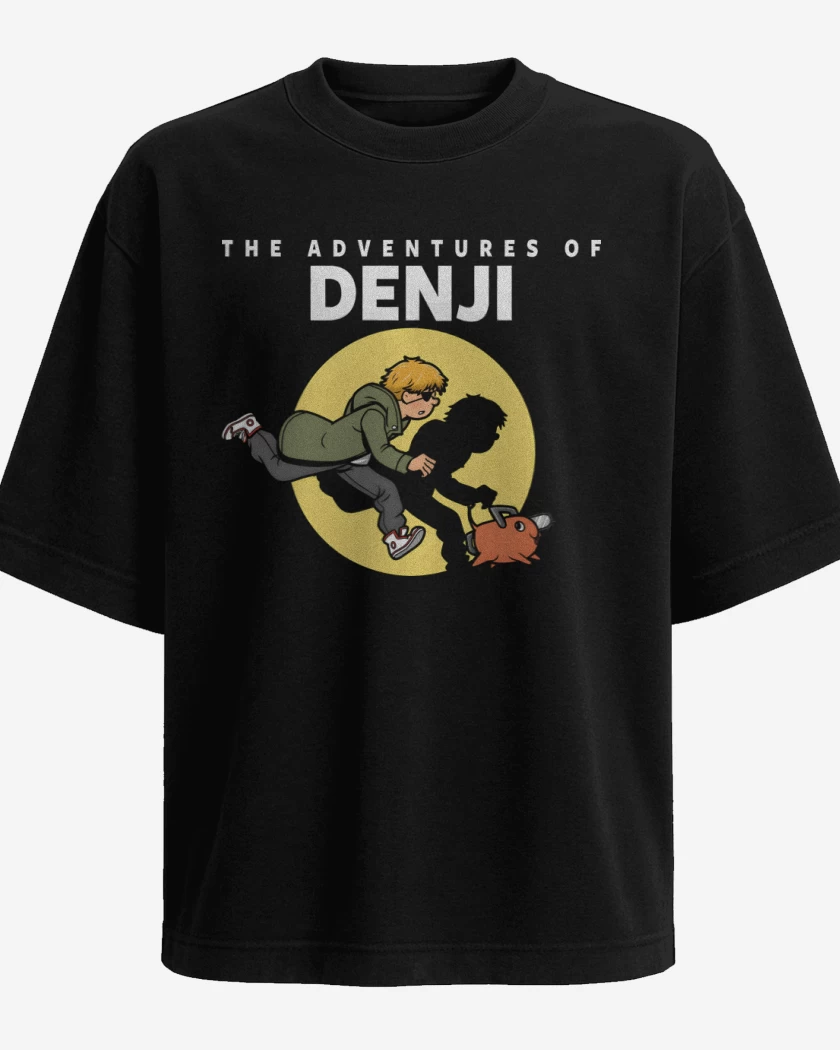 Polera Oversize Las Aventuras de Denji