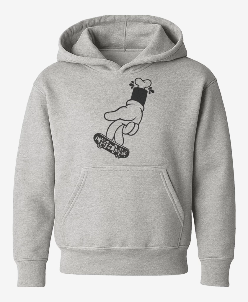 Poleron de niño Gris Melange de Mickey Hand 4