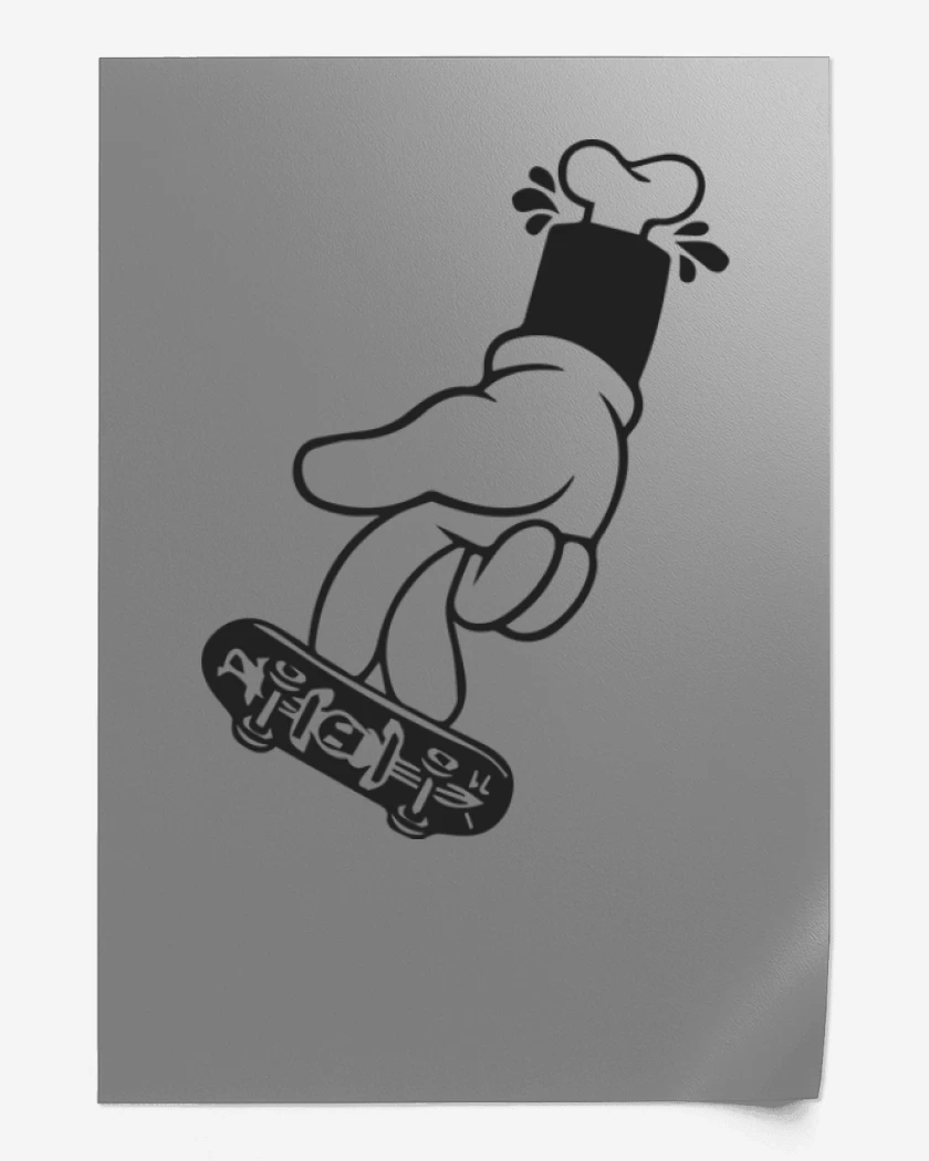 Print Mickey Hand 4