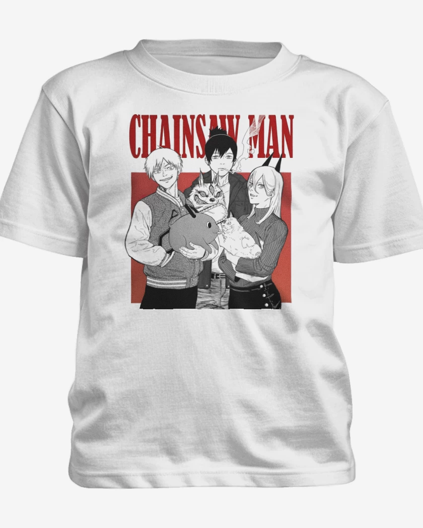 Polera de niño Blanco de Trio de Cazadores