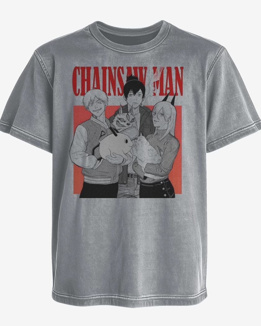Polera desgastada Trio de Cazadores