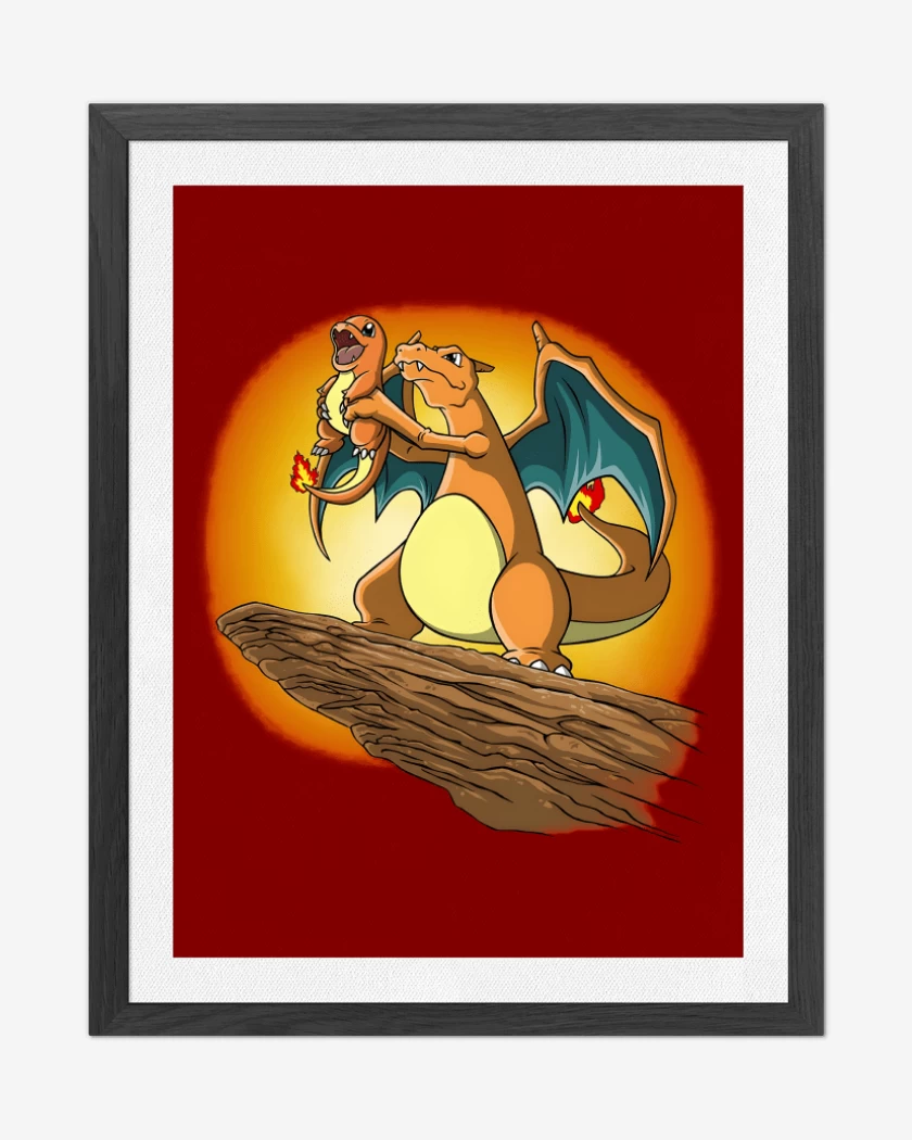 Cuadro decorativo King Charizard
