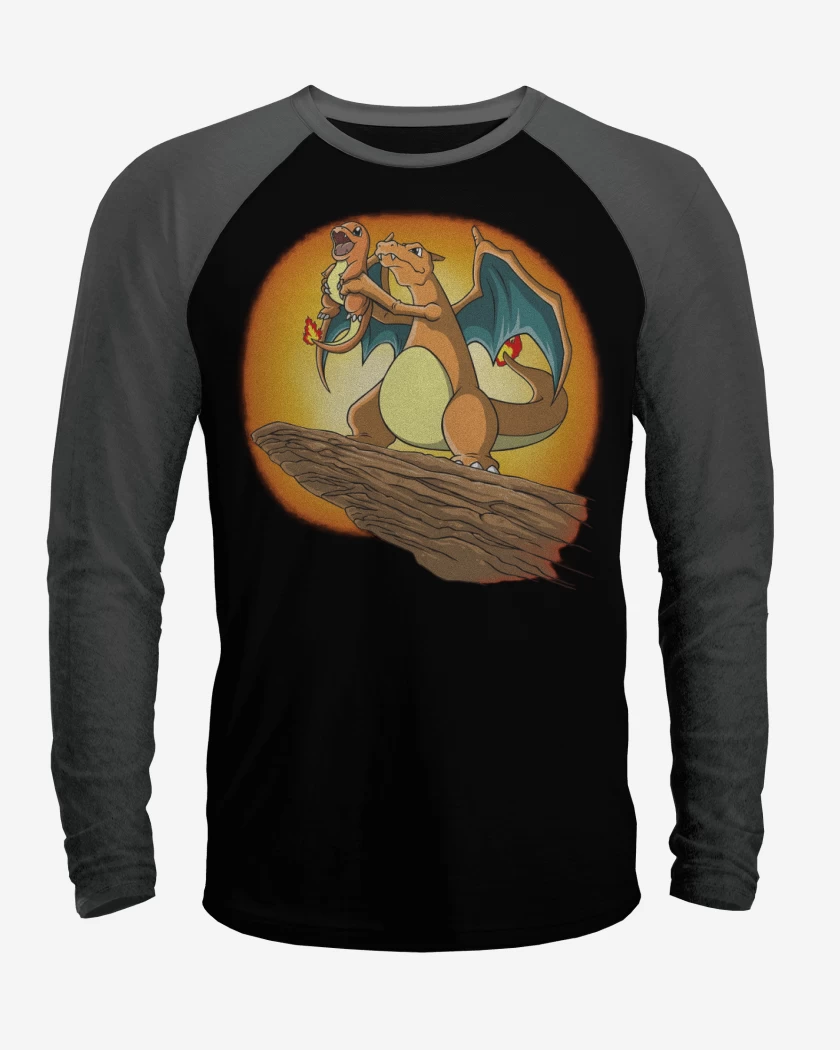 Polera Raglan King Charizard