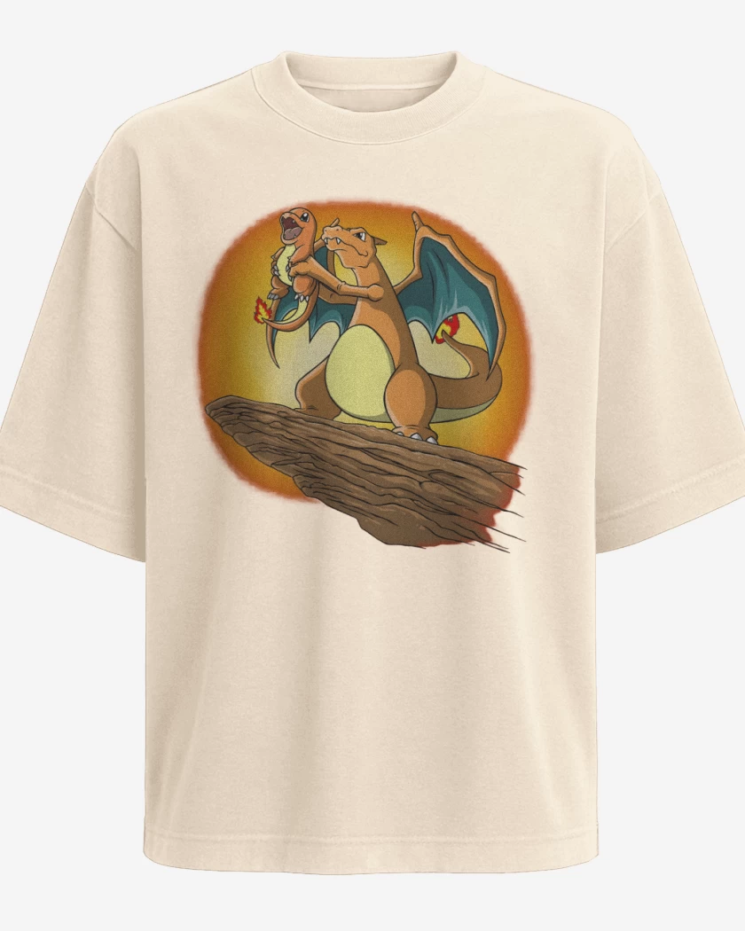 Polera Oversize King Charizard