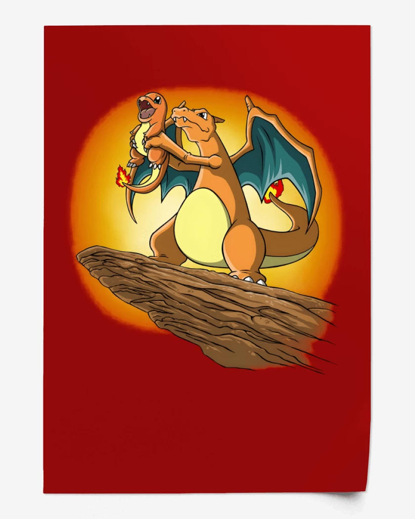 Print Rojo de King Charizard