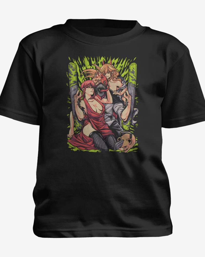 Polera de niño Makima Power x Denji