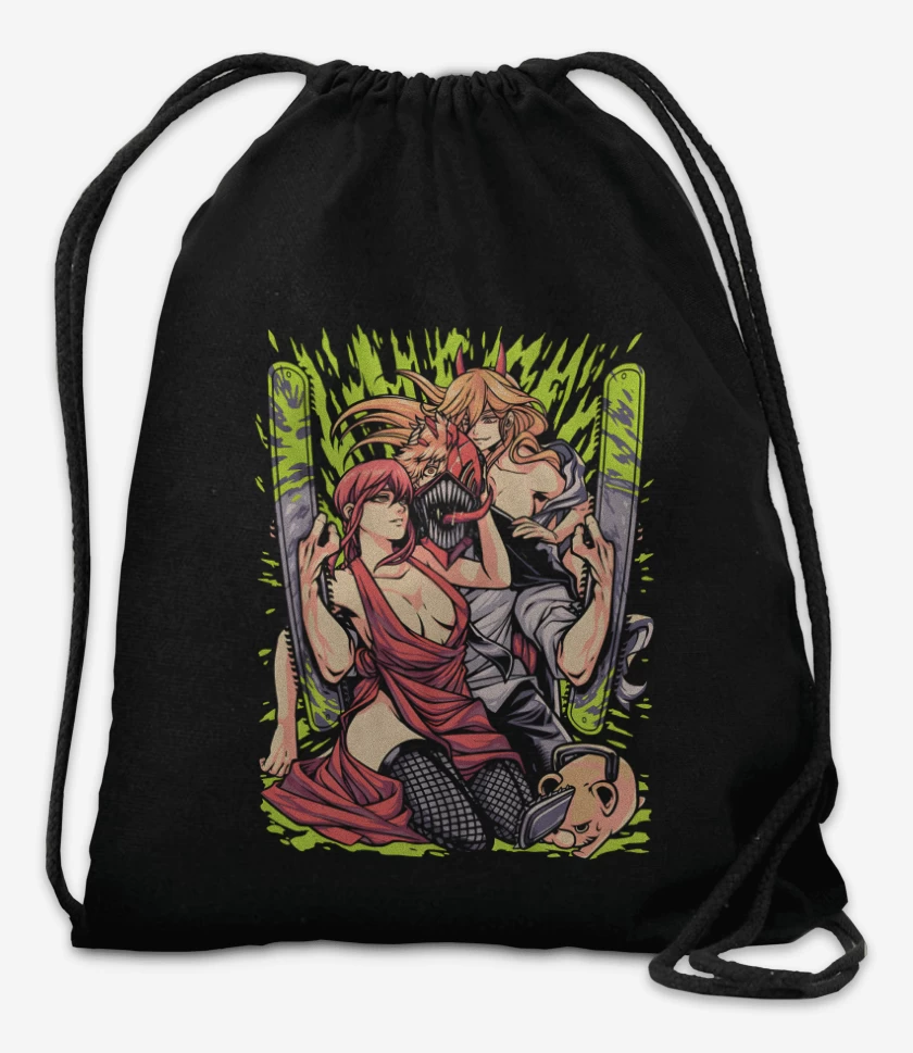 Mochila Negro de Makima Power x Denji