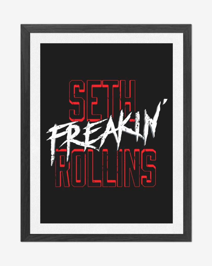 Cuadro decorativo Negro de Seth Freaking Rollins