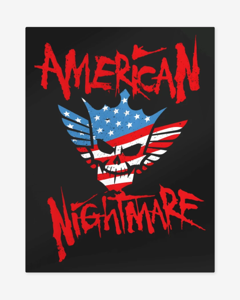 Print metalico Negro de American Nightmare