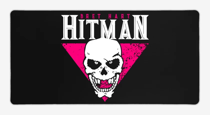 Mouse pad Gamer Negro de Hitman Hart