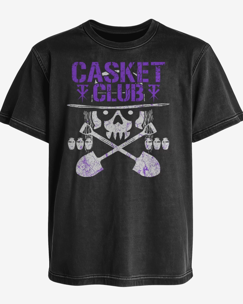 Polera desgastada Casket Club