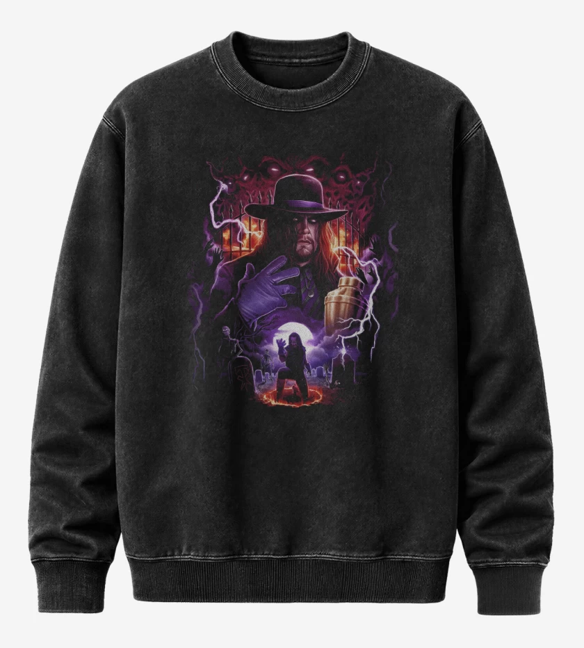 Poleron Polo Acid Wash Negro de Classic Taker