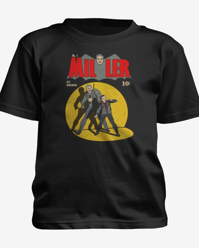 Polera de niño Negro de Miller Comic