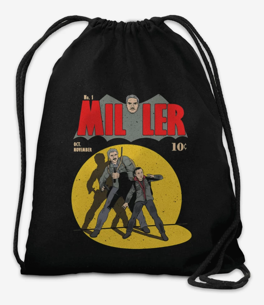Mochila Negro de Miller Comic