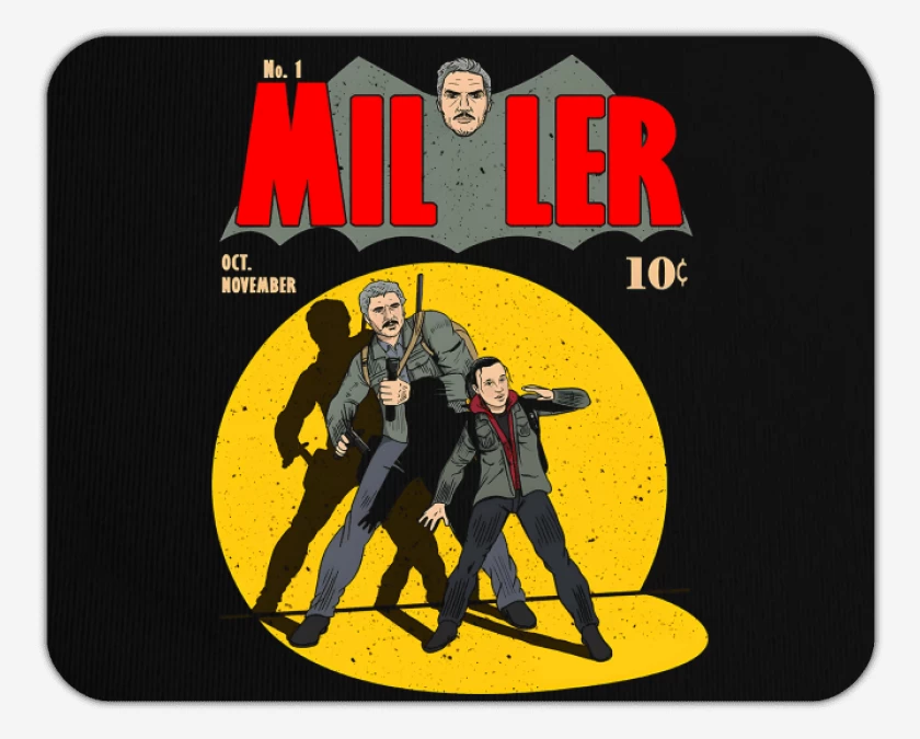 Mousepad Negro de Miller Comic