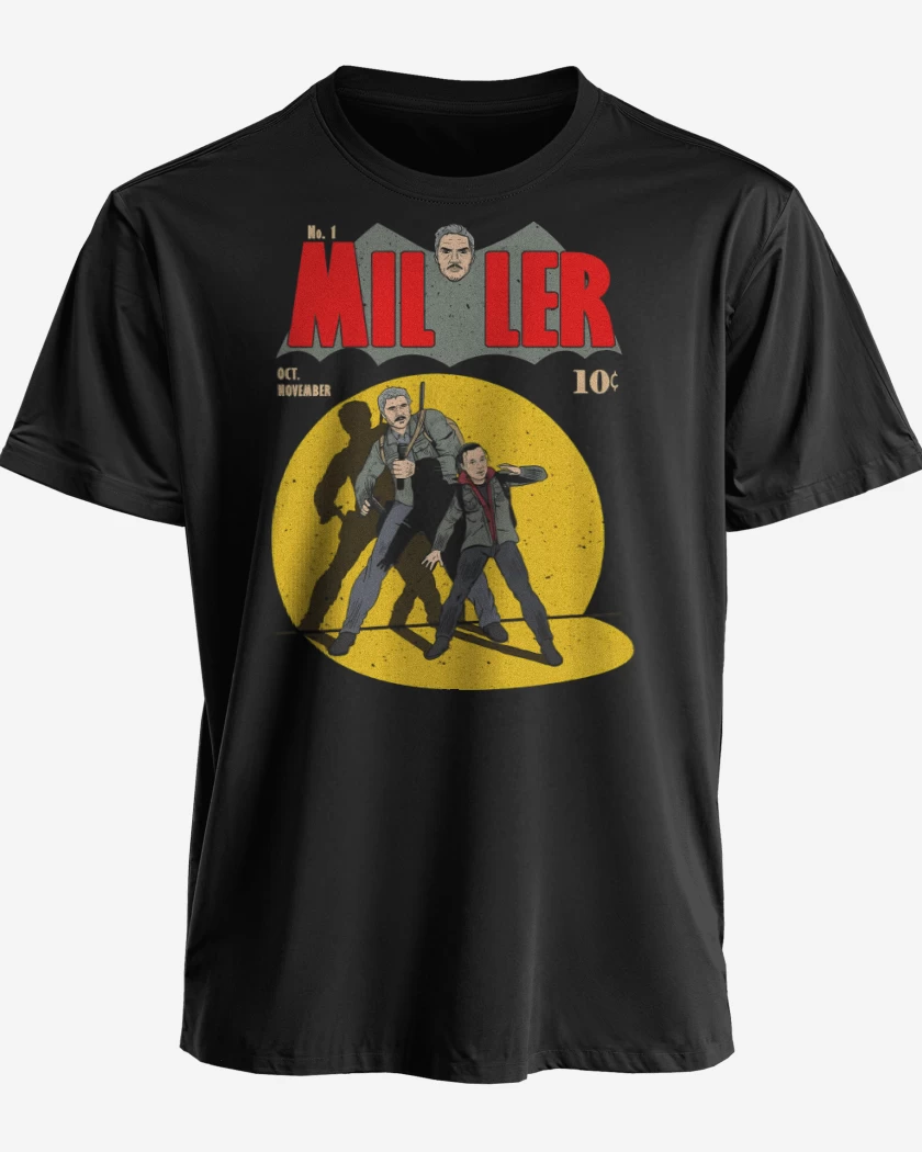 Polera premium Negro de Miller Comic