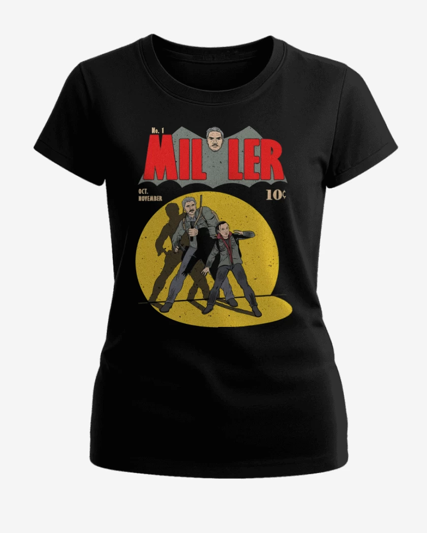 Polera de Mujer Negro de Miller Comic