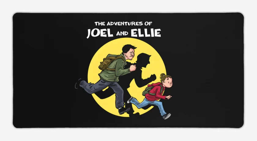 Mouse pad Gamer Las Aventuras de Joel y Ellie