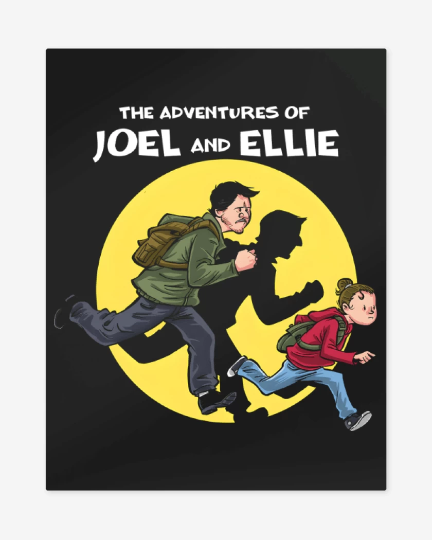 Print metalico Las Aventuras de Joel y Ellie
