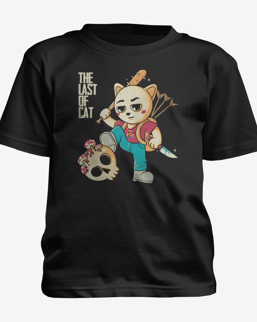 Polera de niño Negro de The Last of Cat