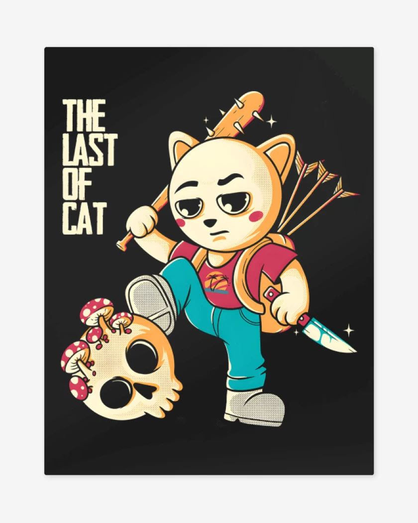 Print metalico Negro de The Last of Cat