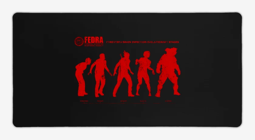 Mouse pad Gamer Cordycep Infection