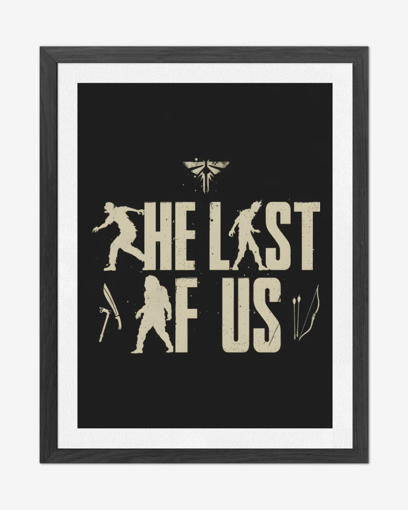 Cuadro decorativo Negro de The Last of Us 3