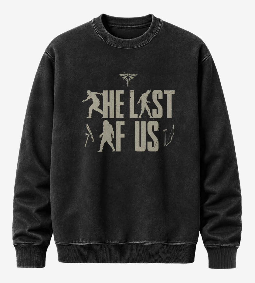 Poleron Polo Acid Wash Negro de The Last of Us 3