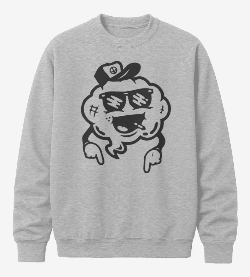 Poleron polo Gris Melange de Nube 