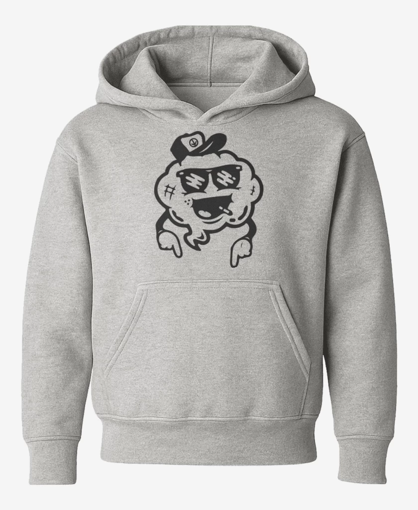 Poleron de niño Gris Melange de Nube 