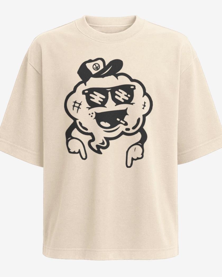 Polera Oversize Beige de Nube 