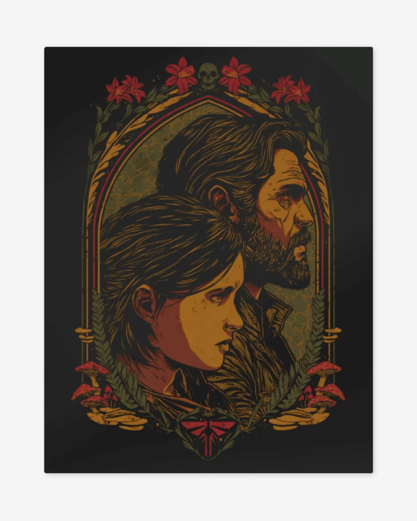 Print metalico Negro de Survivors