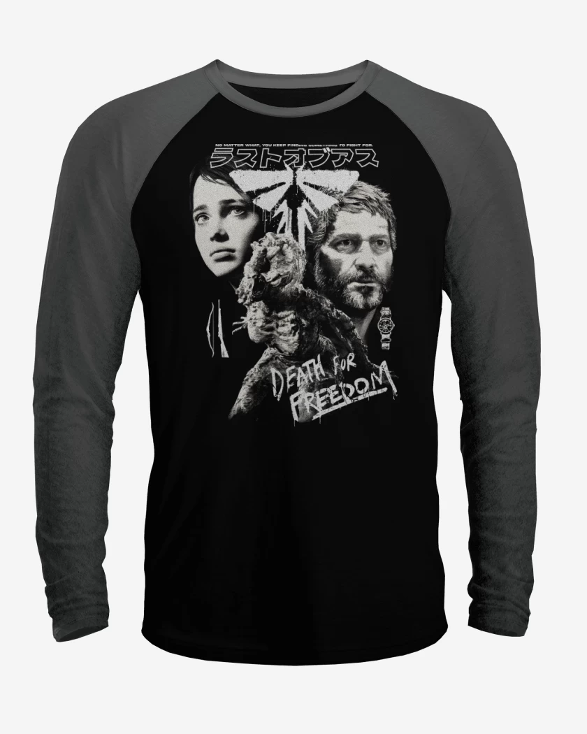 Polera Raglan Death for Freedom