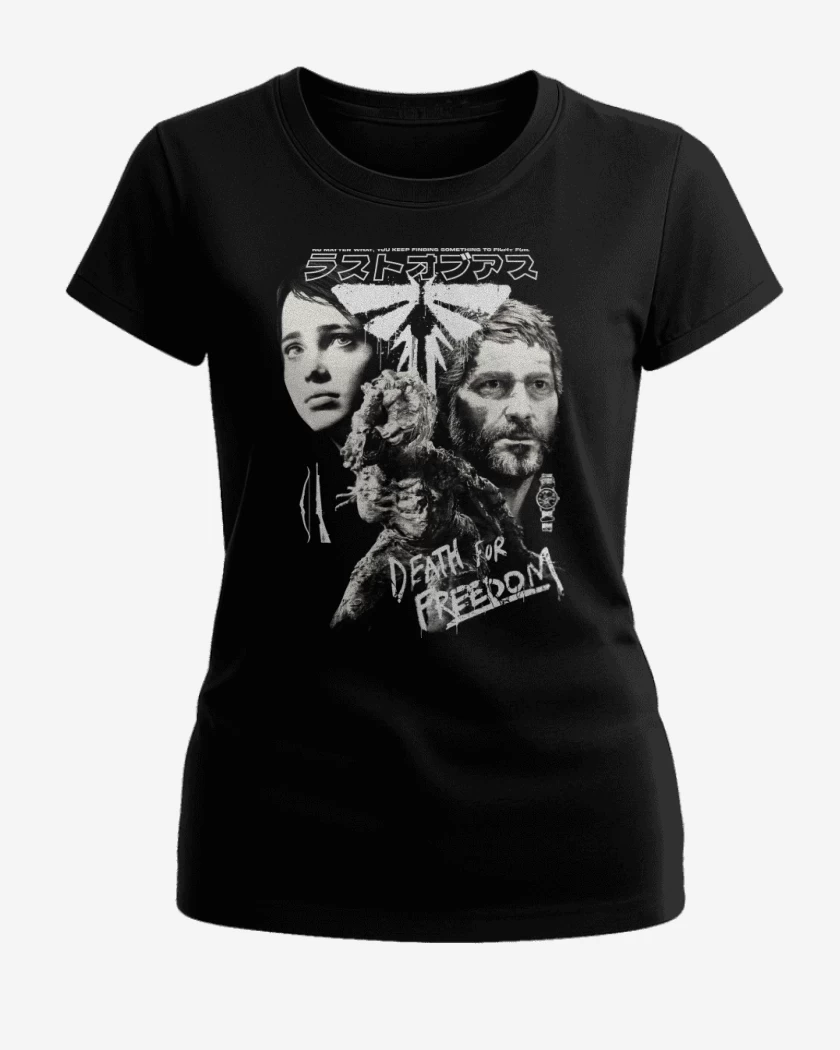 Polera de Mujer Negro de Death for Freedom