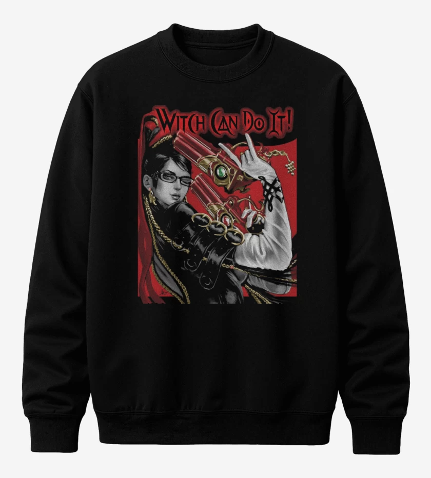 Poleron polo Negro de Witch Can Do It